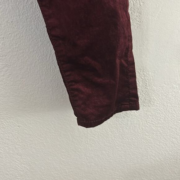 7 For All Mankind High-Waisted Skinny in Velvet Cabernet - Picture 5 of 14